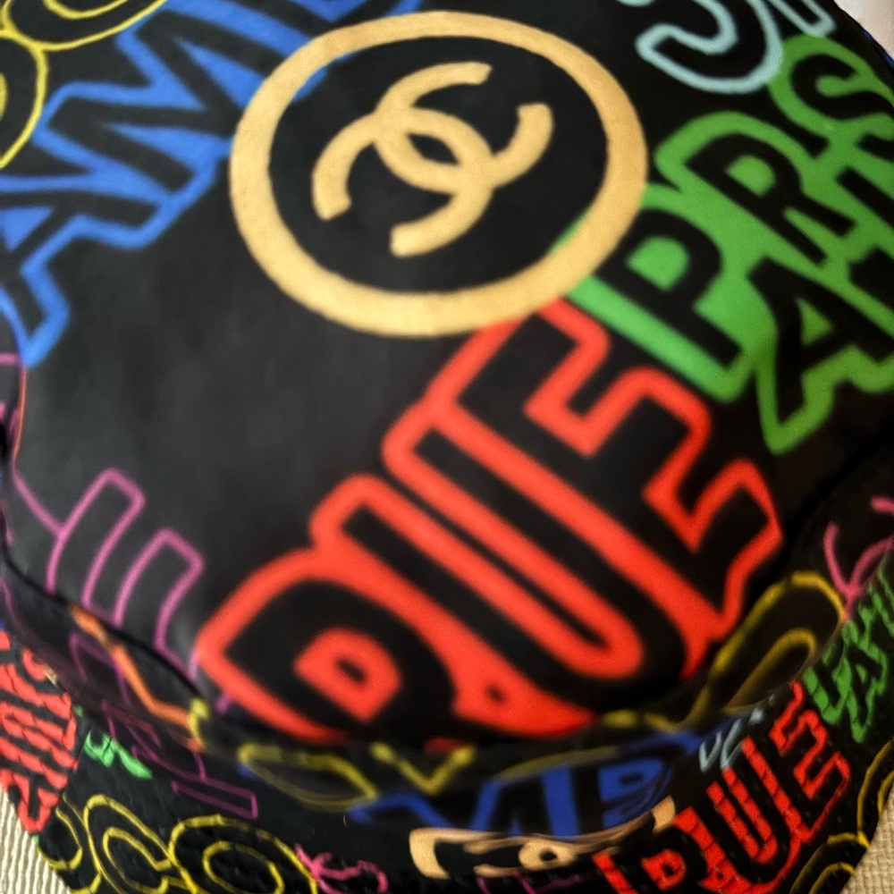 Chanel Multicolor Logo Hat